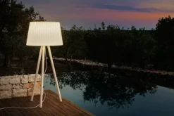 AGATA WOOD Outdoor-Stehleuchte