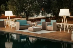 AGATA WOOD Outdoor-Stehleuchte