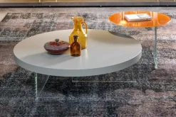 AIR GLASS ROUND Couchtisch