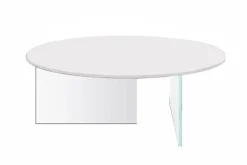AIR GLASS ROUND Couchtisch