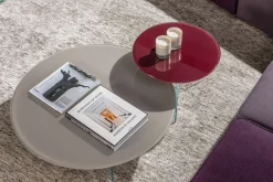 AIR GLASS ROUND Couchtisch