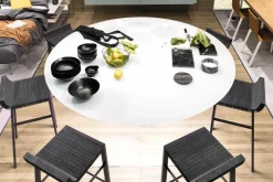 AIR SLIM GLASS ROUND Esstisch