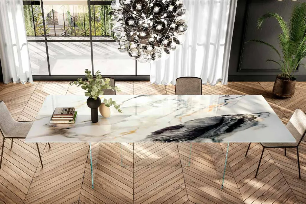 AIR SLIM XGLASS Esstisch
