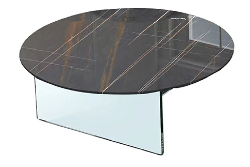 AIR XGLASS ROUND Couchtisch
