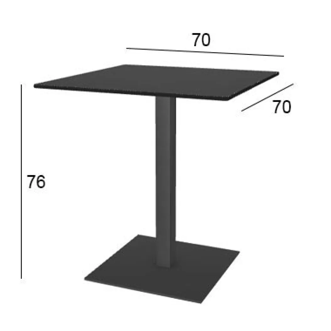 ALTER Garten-Bistrotisch