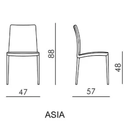 ASIA METAL Stuhl