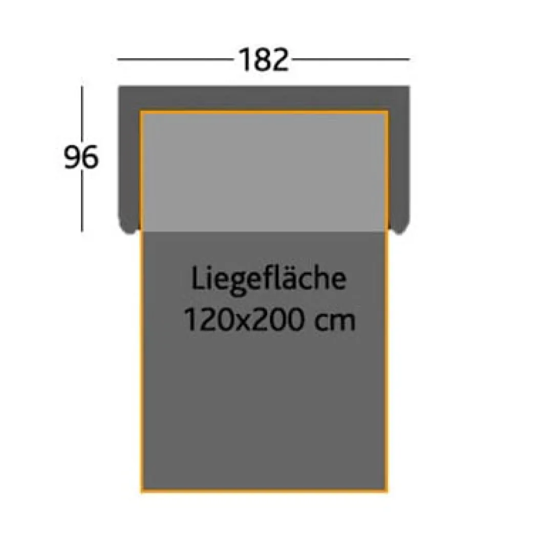 ASOLO Einzelsofa mit Schlaffunktion