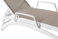 ATLANTICO Gartenliege mit Armlehnen