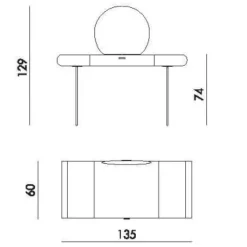BICE VANITY Schminktisch