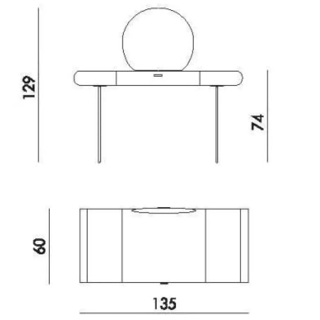 BICE VANITY Schminktisch