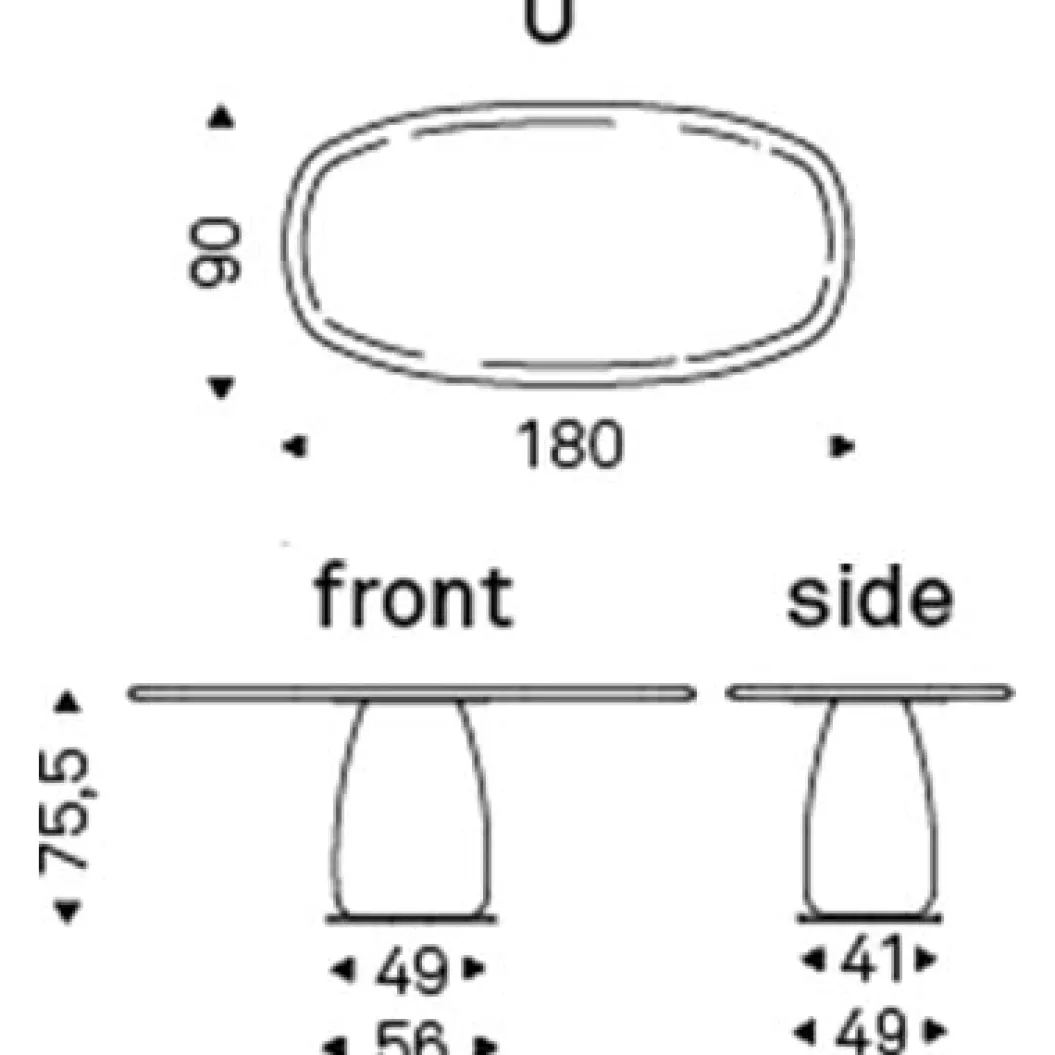 BOTERO WOOD U Esstisch