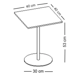 CENTER LEG Beistelltisch