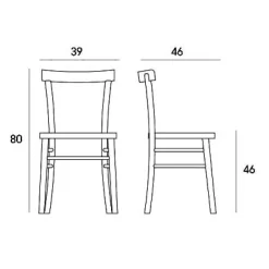 CHERISH 2ER-SET Stuhl