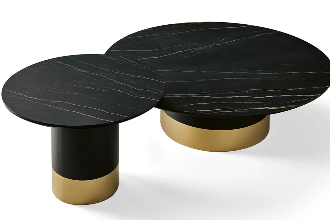 CILINDRO LOW KERAMIK BICOLORE Couchtisch