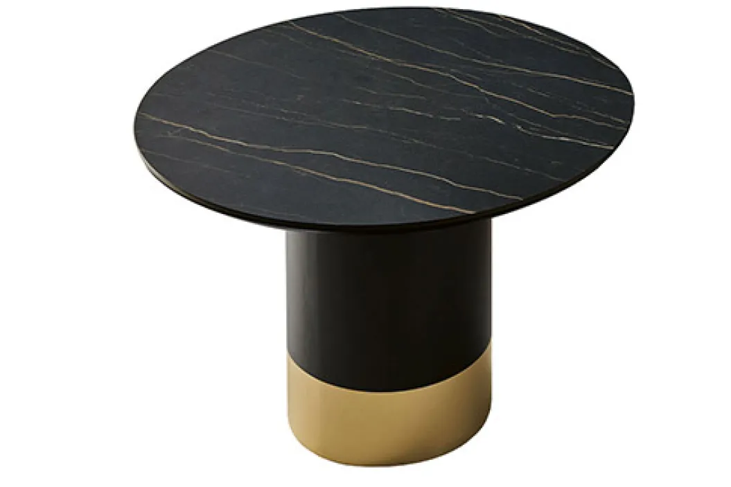 CILINDRO LOW KERAMIK BICOLORE Couchtisch