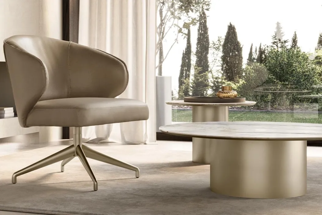 CILINDRO LOW KERAMIK MONOCOLORE Couchtisch