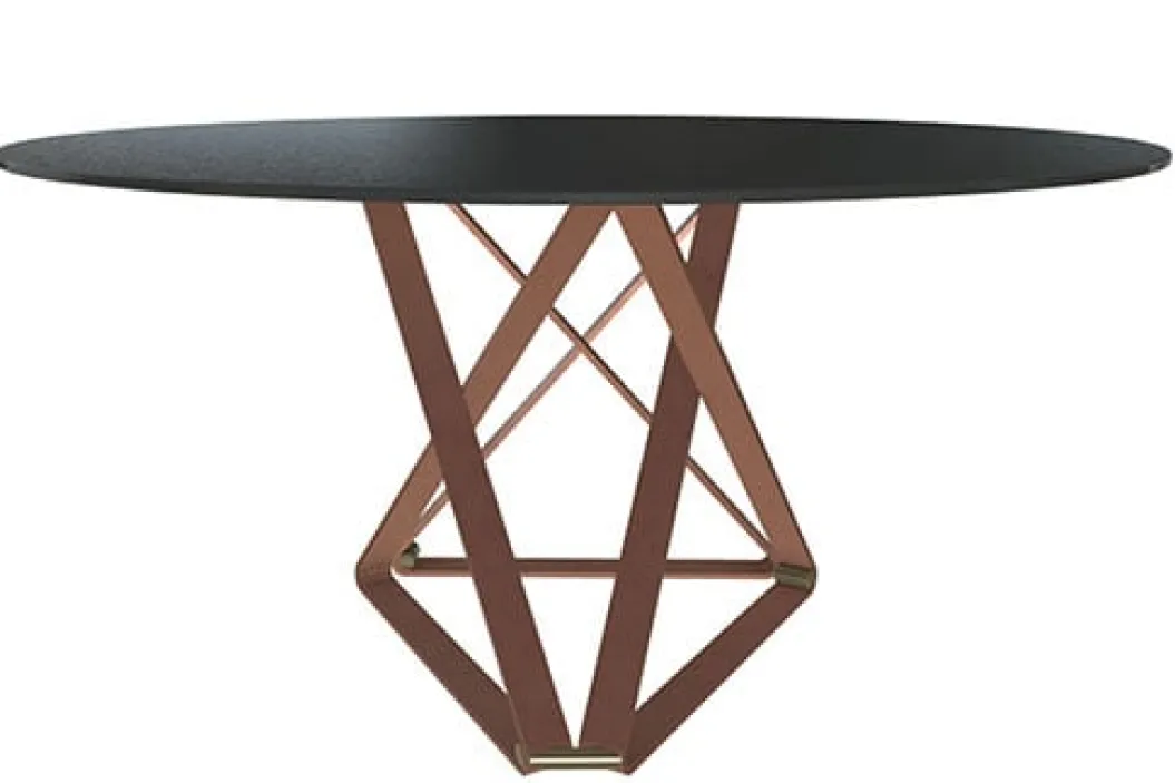 DELTA GLASS ROUND Esstisch