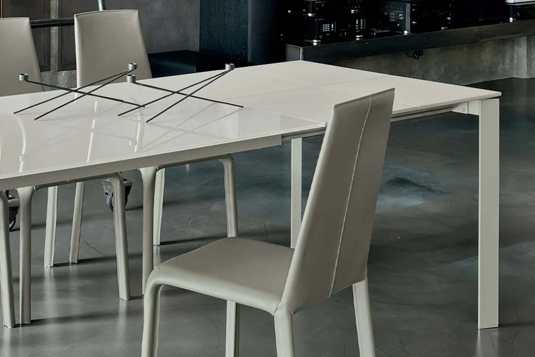 DUBLINO GLASS Ausziehtisch