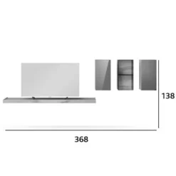 36E8 1399 Wohnwand