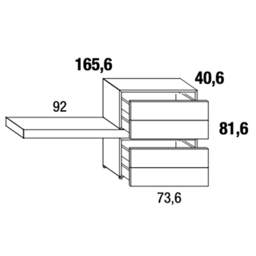 36E8 DRESSER 0671 Kommode