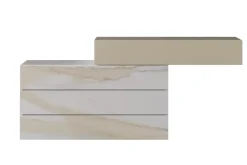 36E8 DRESSER XGLASS Kommode
