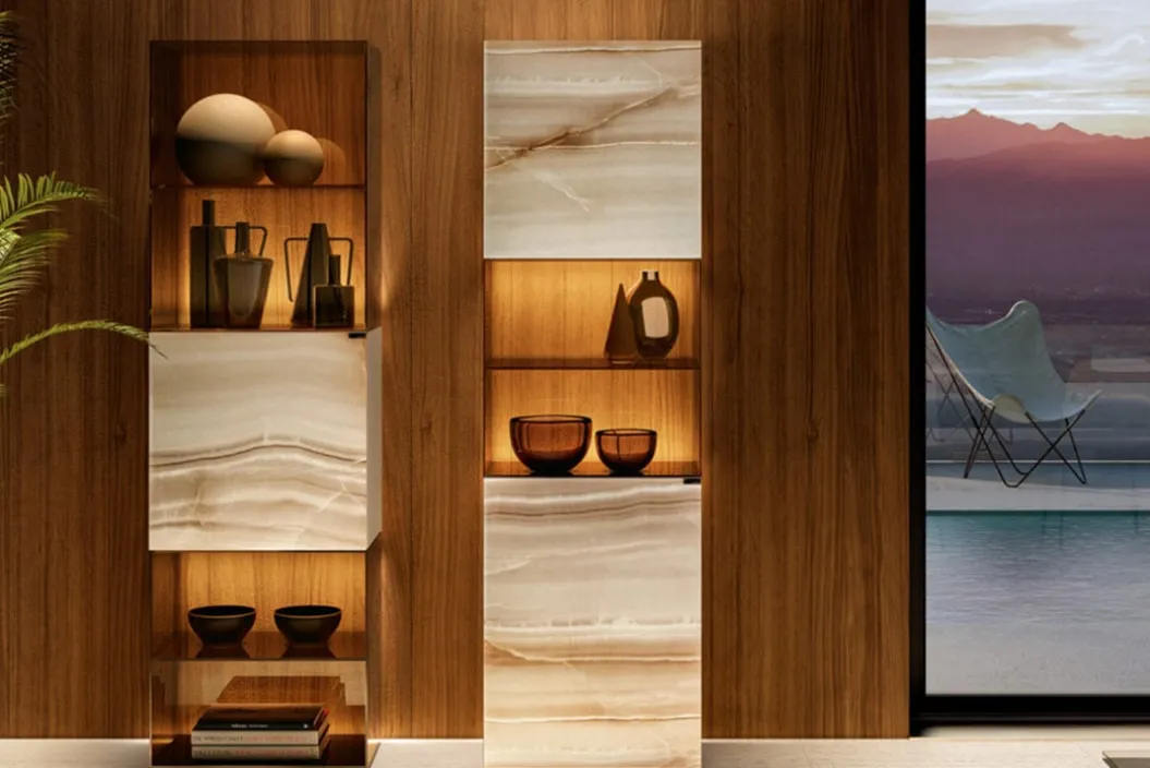 36E8 GLASS 1360 Highboard