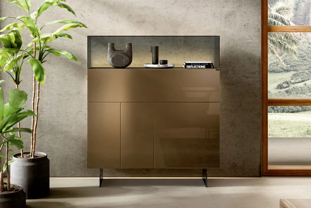 36E8 GLASS 1352 Highboard