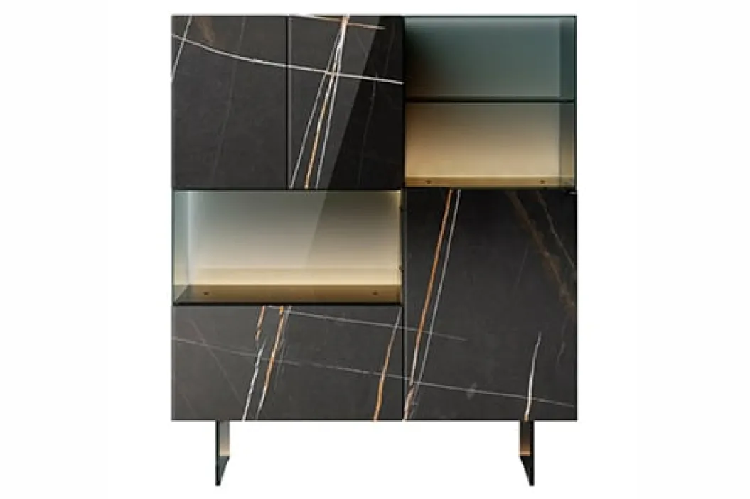 36E8 GLASS 1349 Highboard
