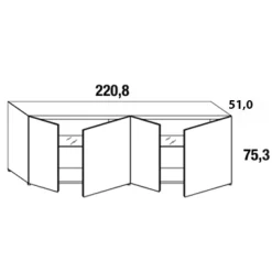 36e8 GLASS 05804 Sideboard