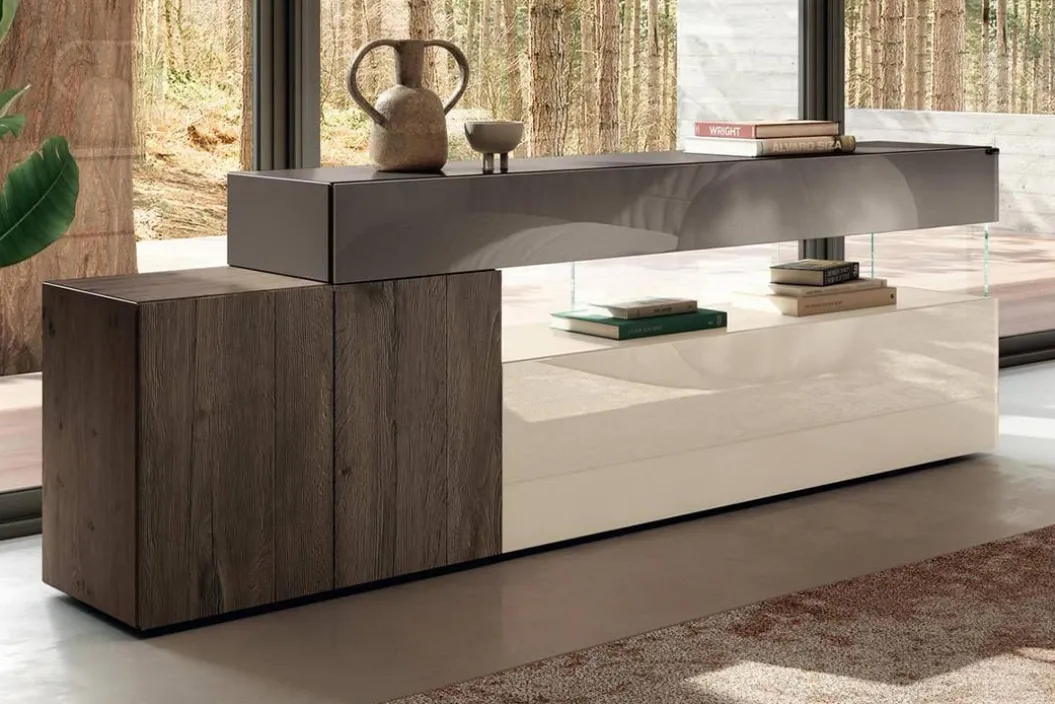 36E8 MULTICOLORE GLASS Sideboard