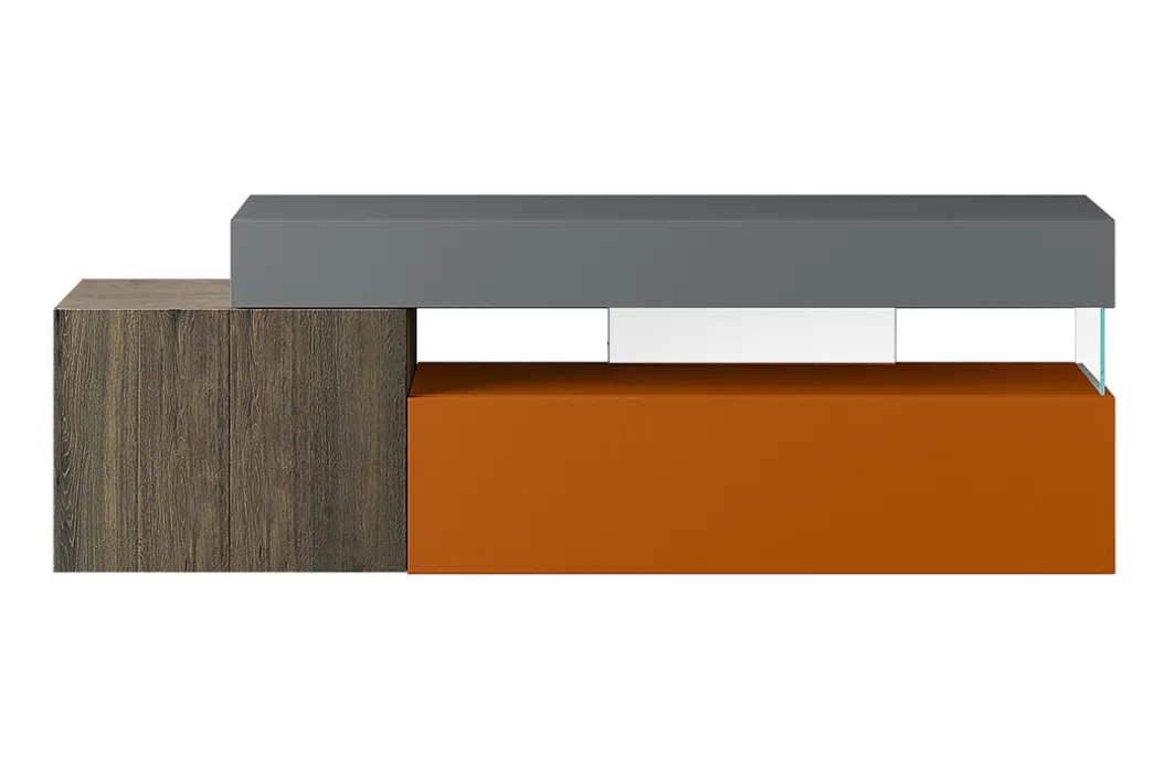 36E8 MULTICOLORE GLASS Sideboard