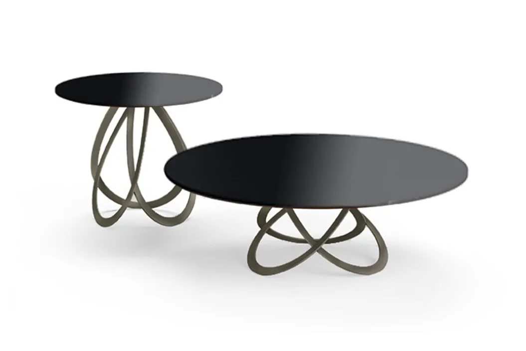 FEBE LOW GLASS Couchtisch