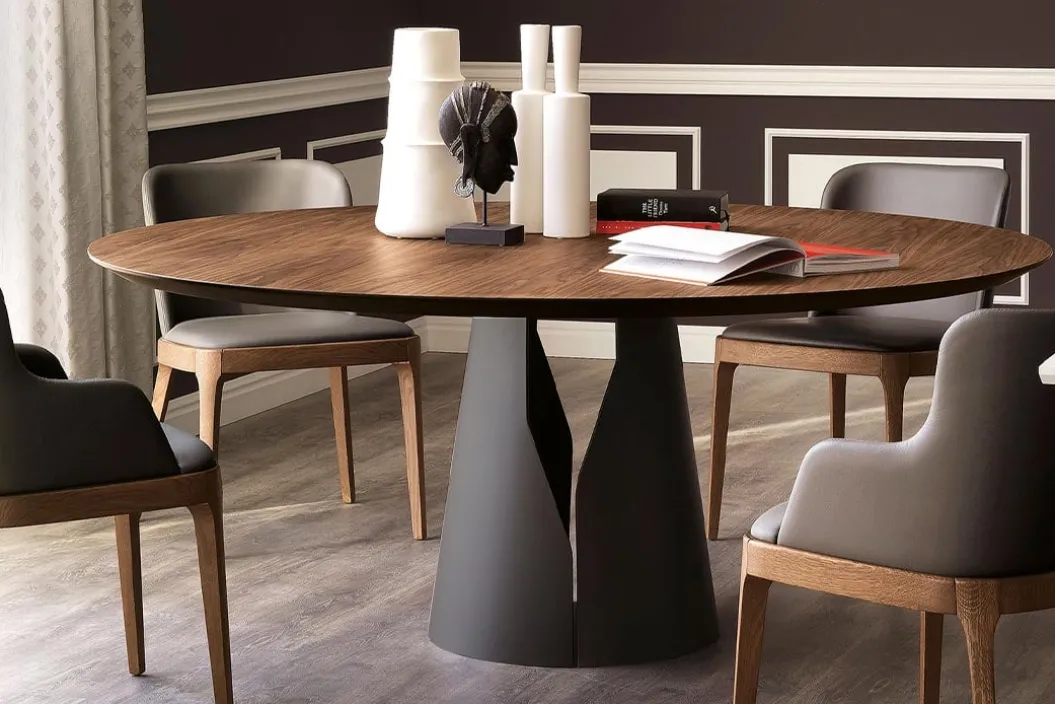 GIANO WOOD ROUND Esstisch