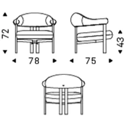 GRETA LOUNGE Sessel