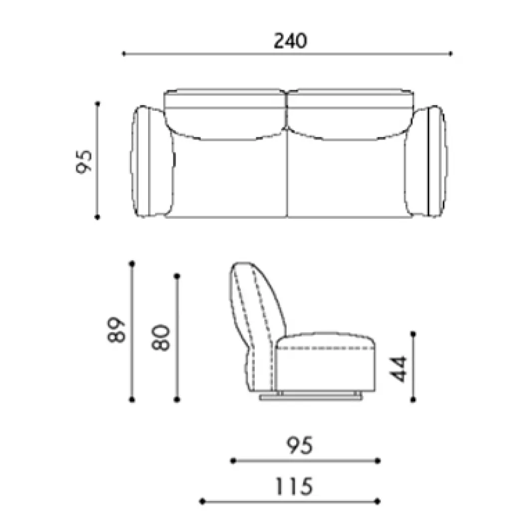 HAB Einzelsofa