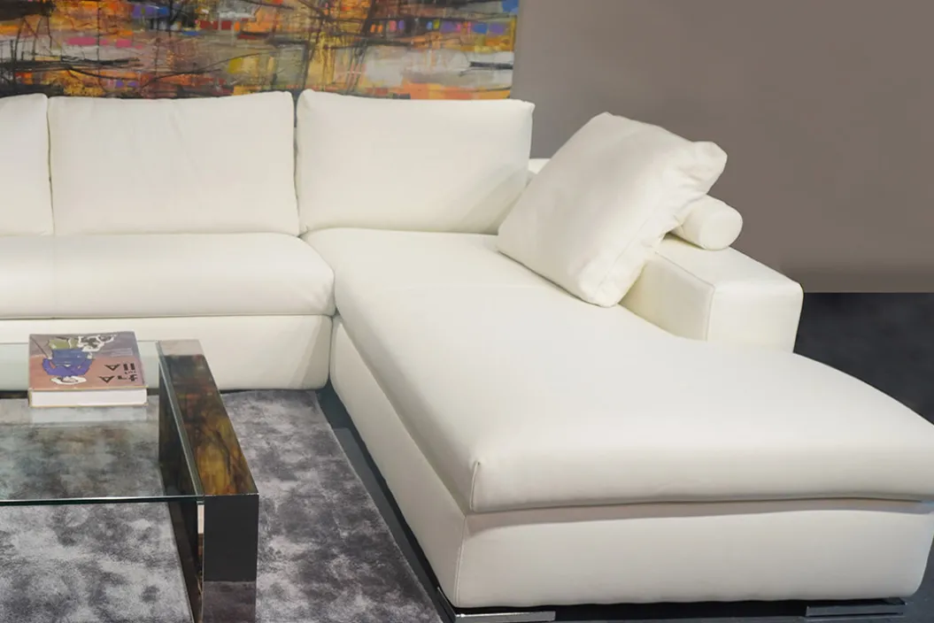 HALMA LUXUSLEDER Ecksofa