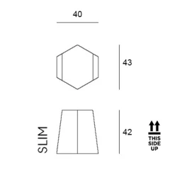 HEXAGON WOOD Beistelltisch