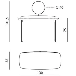 ICON VANITY Schminktisch