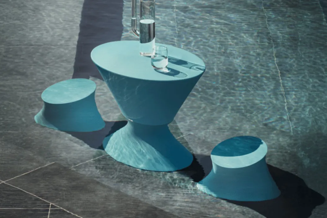 IRIS IN-THE-WATER Garten-Bistrotisch