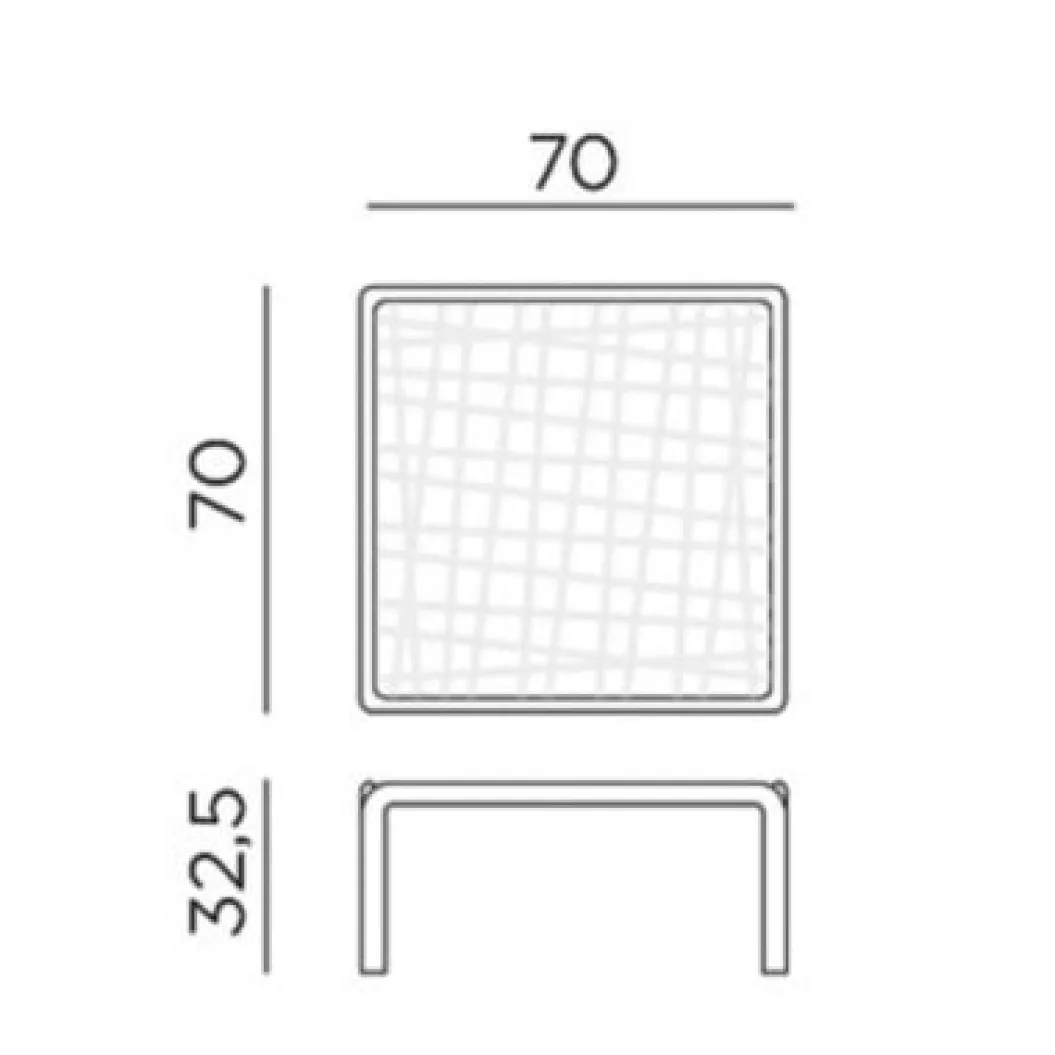 KOMODO Garten-Couchtisch