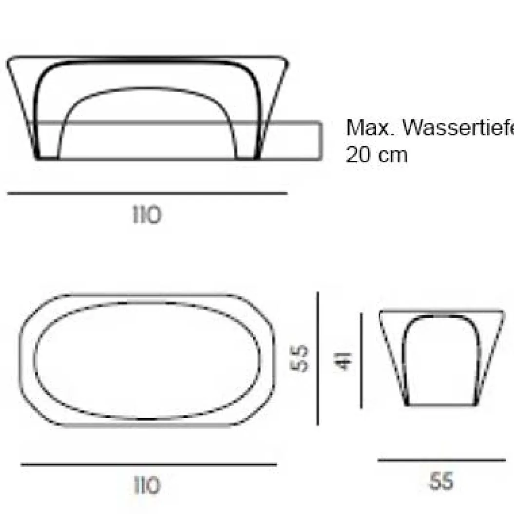 LILY IN-THE-WATER Garten-Couchtisch