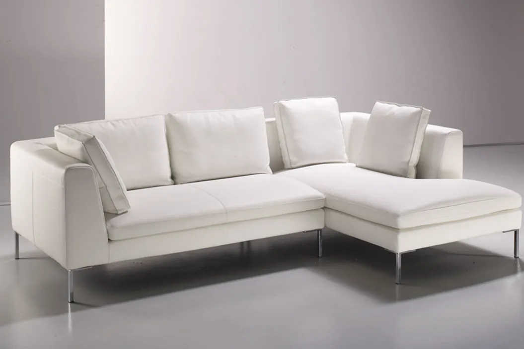 LUCA LUXUSLEDER Ecksofa