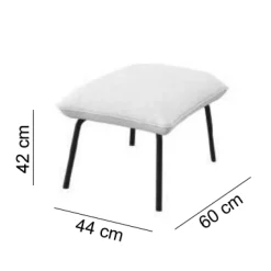 MALUNA METAL Hocker