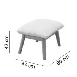 MALUNA WOOD Hocker