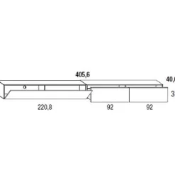 MATERIA MTU339 XGLASS TV-Board