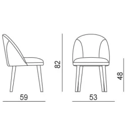 MINNI WOOD Stuhl