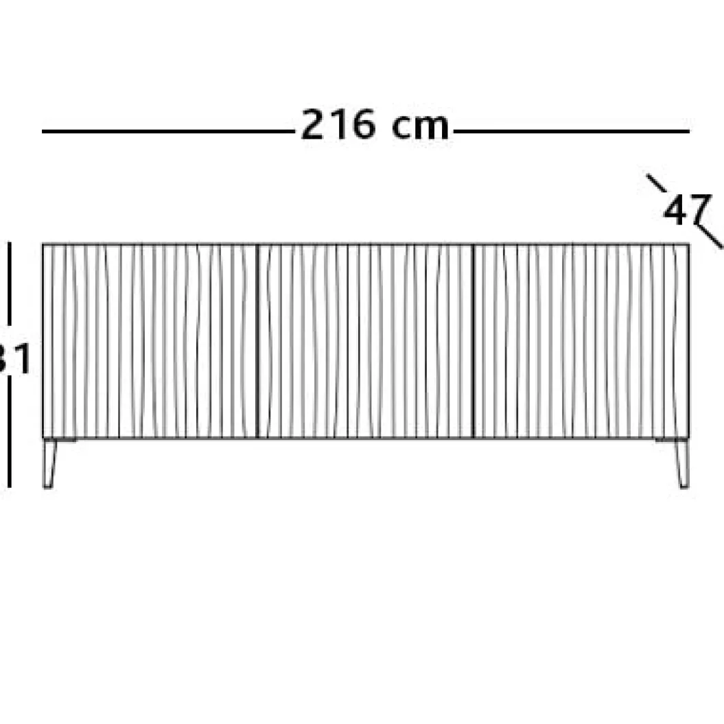MUSA 1 LACK Sideboard