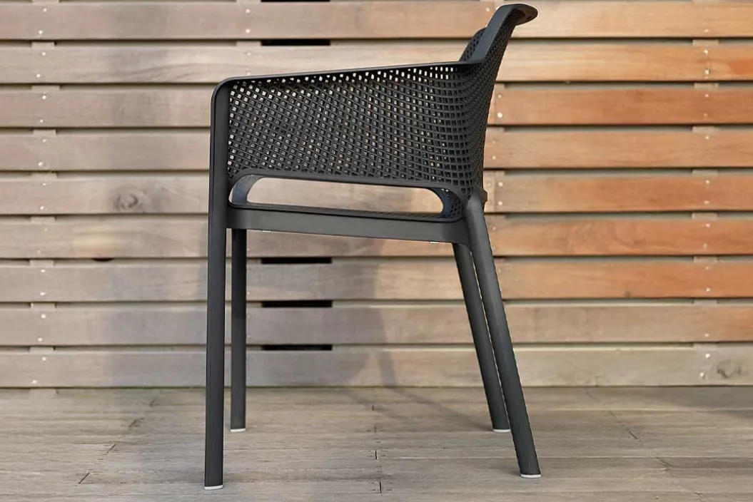 NET Gartenstuhl mit Armlehnen