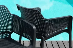 NET Gartenstuhl mit Armlehnen