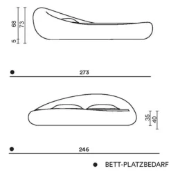 PEBBLE Bett